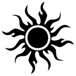 65 Sun Tattoos | Tribal Sun Tattoo Designs ...