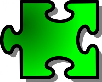 green_jigsaw_piece_clip_art_ ...