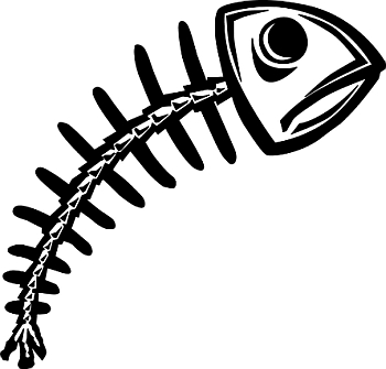 Fish Bone Cartoon - ClipArt Best