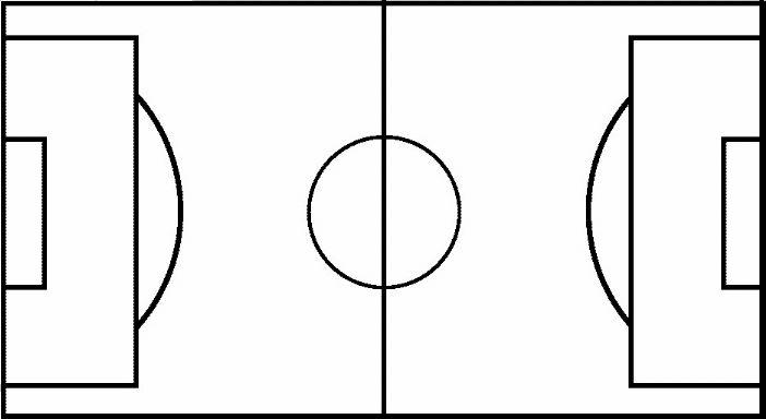 Blank Football Pitch Outline - ClipArt Best