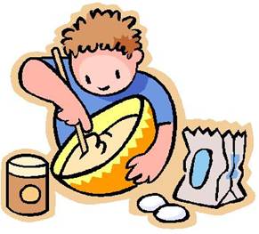 Baking Bread Camping Clipart