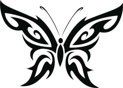 Tribal Butterfly | Free Download Clip Art | Free Clip Art | on ...