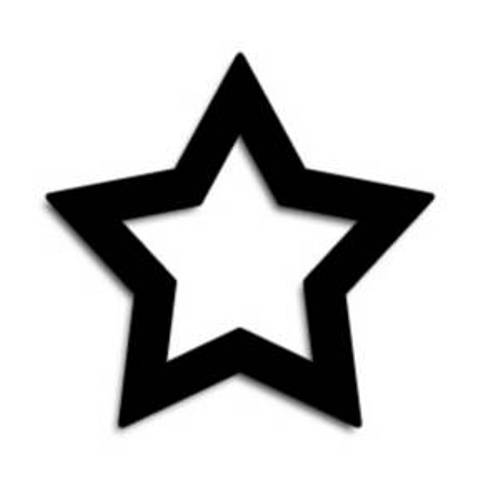 Black Stars Clipart craft projects, Symbols Clipart - Clipartoons