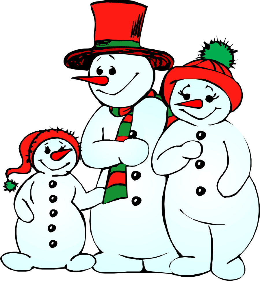 Christmas family clip art free