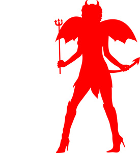 Devil Woman Clipart