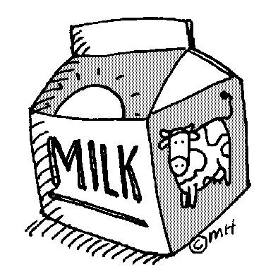 Clipart non fat milk