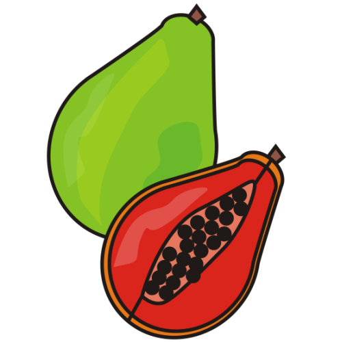 Papaya Fruit Clipart