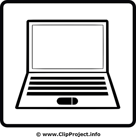 Computer clipart images black and white