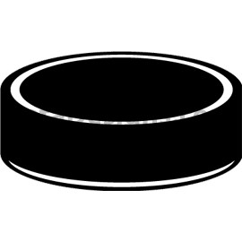 Ice hockey puck clipart