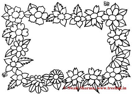 Free Frames Coloring Pages