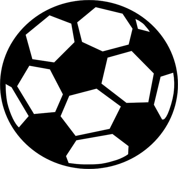 Soccer ball clip art black and white free 2 clipartix - Cliparting.com