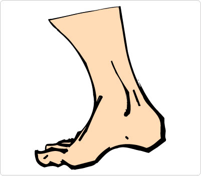 Kicking Foot Clipart - Free Clipart Images