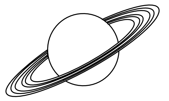 Planet Clipart Black And White - Free Clipart Images