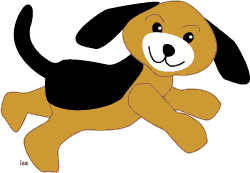 Dog Clip Art - Happy Beagle Puppy Graphic