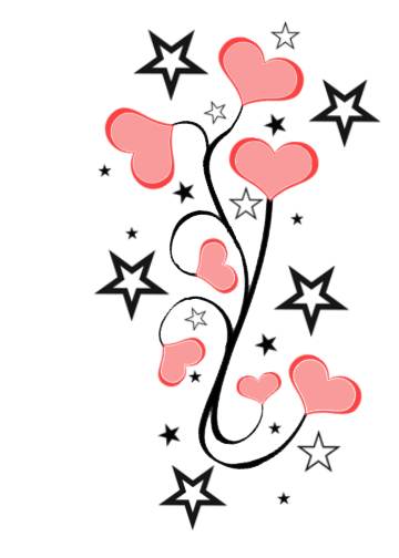 Hearts And Stars Tattoo Designs | Free Download Clip Art | Free ...