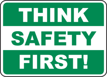 safety first sign clipart images