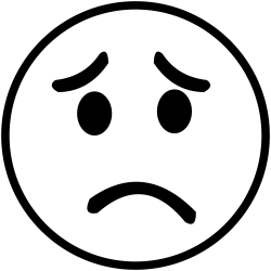 Sad Face Colouring Page - ClipArt Best