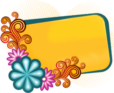 Colorful border clip art