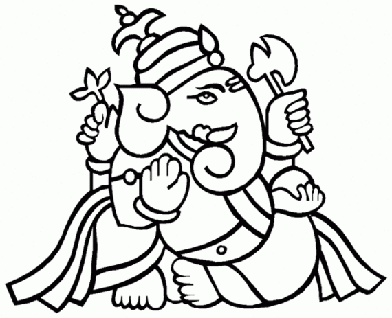 Ganesha Sketch Clipart - Free to use Clip Art Resource