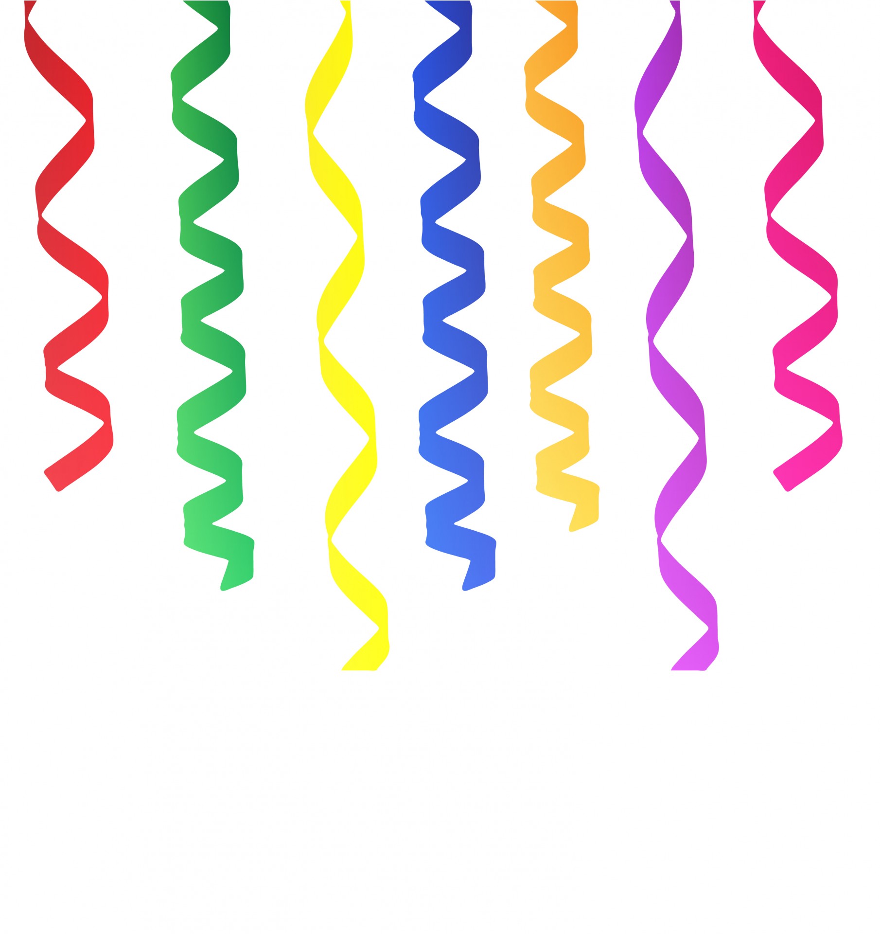Streamers, Ribbons Colorful Clipart Free Stock Photo - Public ...