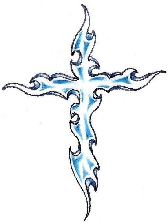 Cross Tattoo Designs Sacred Heart Free Download Clipart - Free to ...