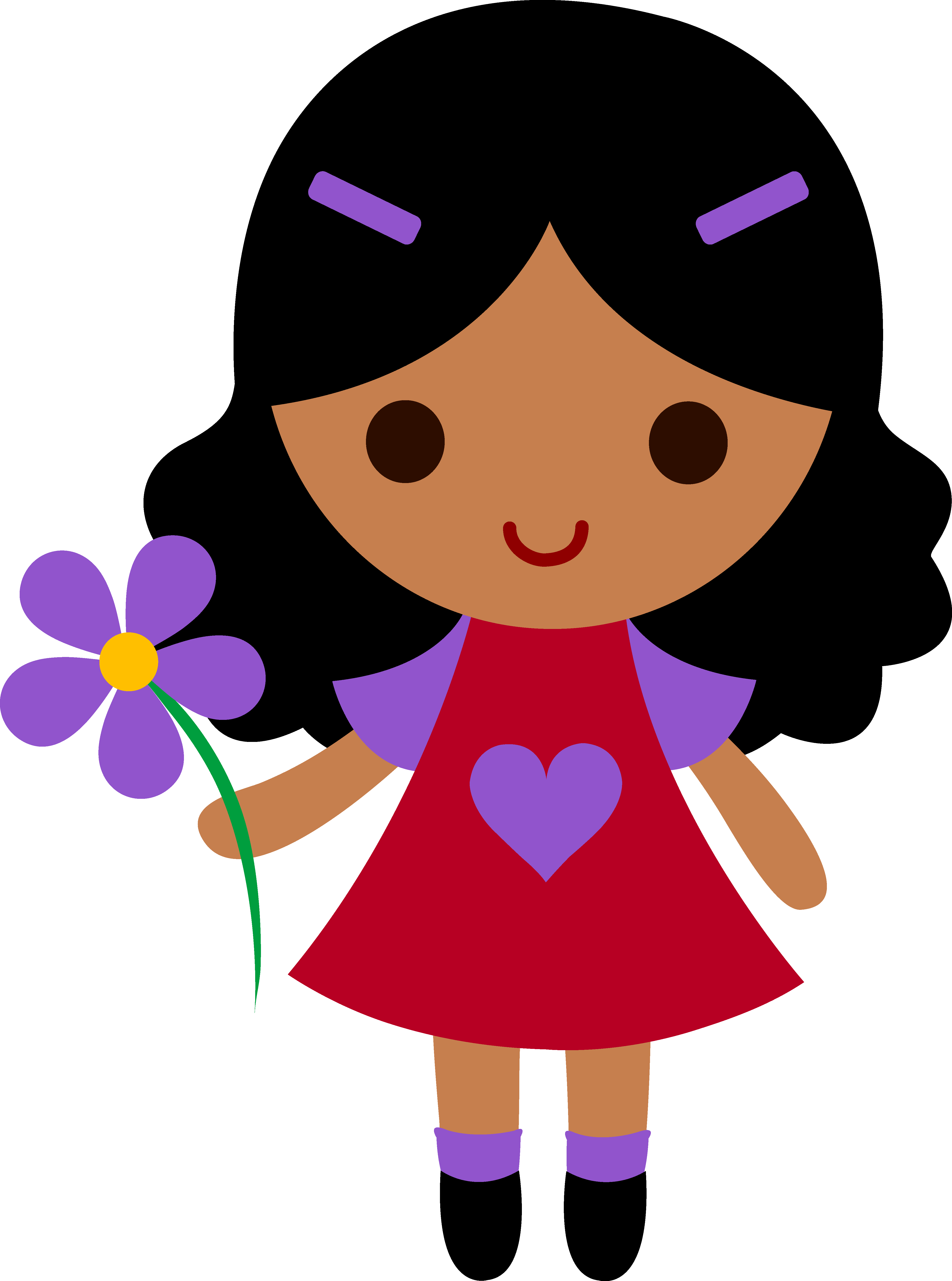 Cartoon Kid Girl | Free Download Clip Art | Free Clip Art | on ...