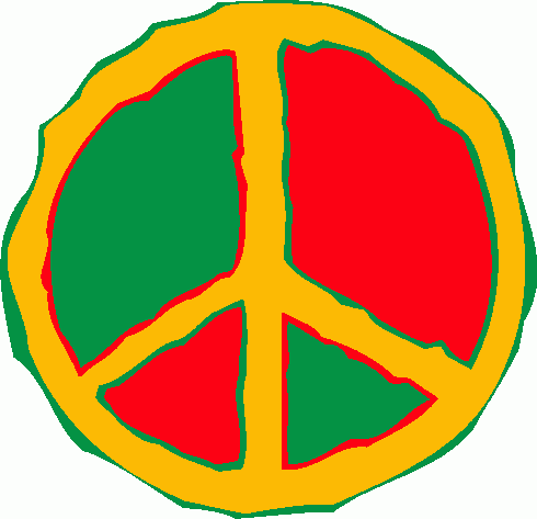 Tiny Peace Symbols Clipart