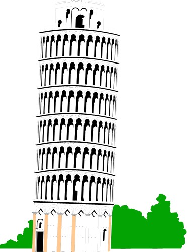 Leaning Tower Of Pisa Clip Art