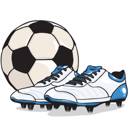 Soccer Shoe Clip Art, Vector Images & Illustrations