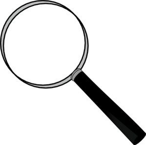 Magnifying glass clipart free