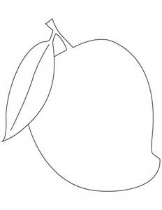 Mango Coloring Pages Template Coloring Pages