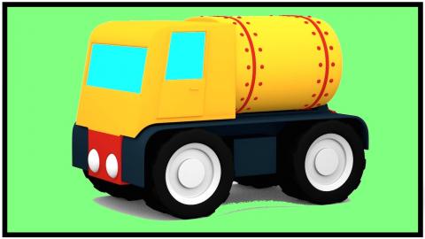 Trucks for children kids. Construction game: Crawler excavator