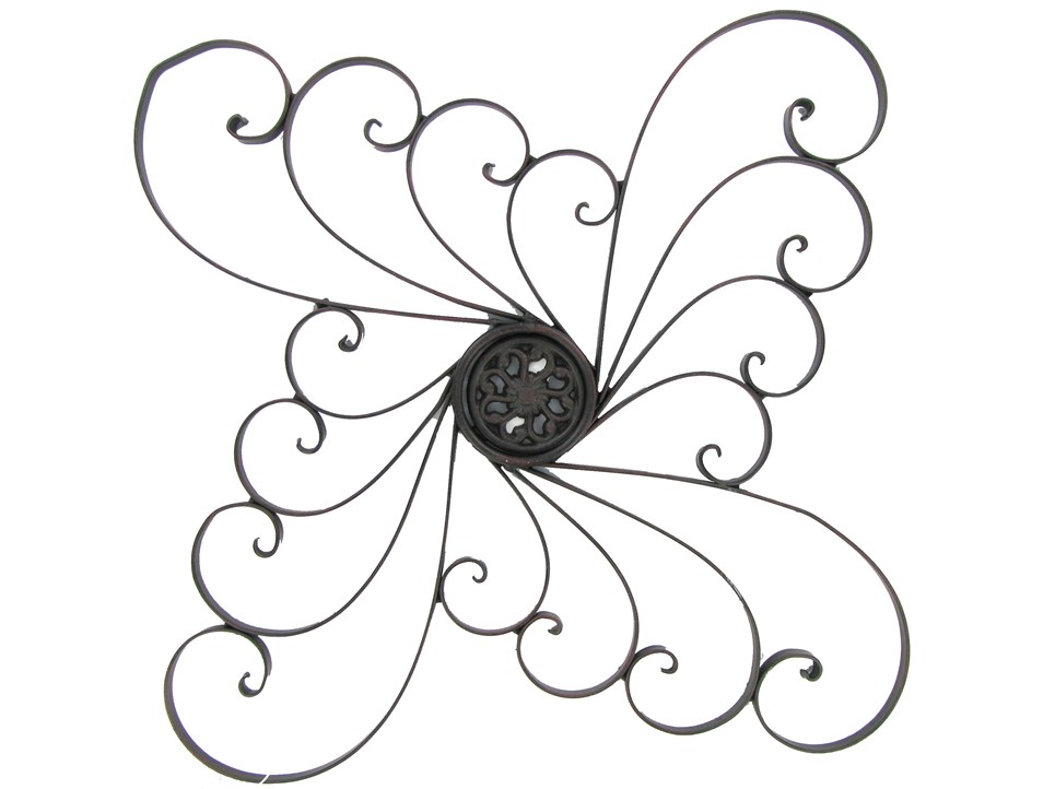 Mahogany Metal Wall Decoration with Swirl Design | Shop Hobby Lobby