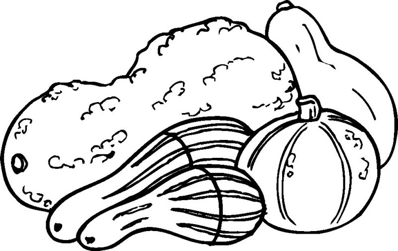 Gourdy Coloring Page