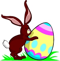 EASTER BUNNY CLIP ART