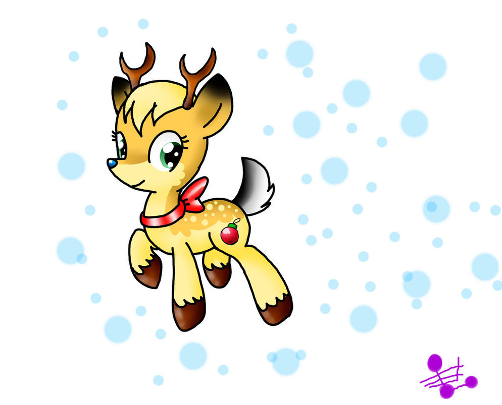 MLP:FIM Reindeer Snow shimmer