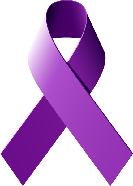 Purple Cancer Ribbon Clip Art Clipart Best