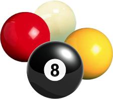 Pool Balls, Snooker Balls, and Accessories