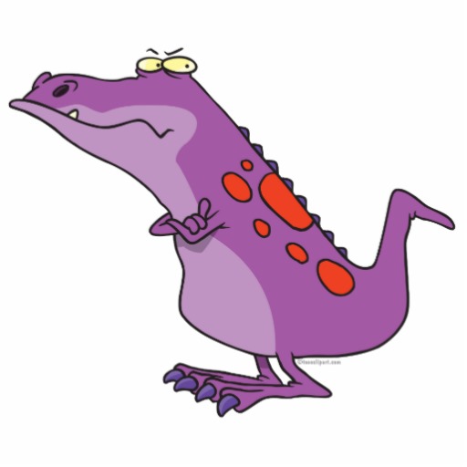 grumpy dino dinosaur cartoon cut outs from Zazzle.