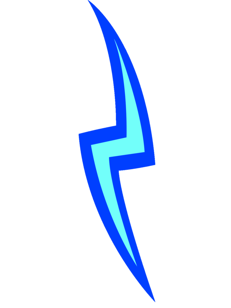 Blue Lighting Bolt - Free Clipart Images