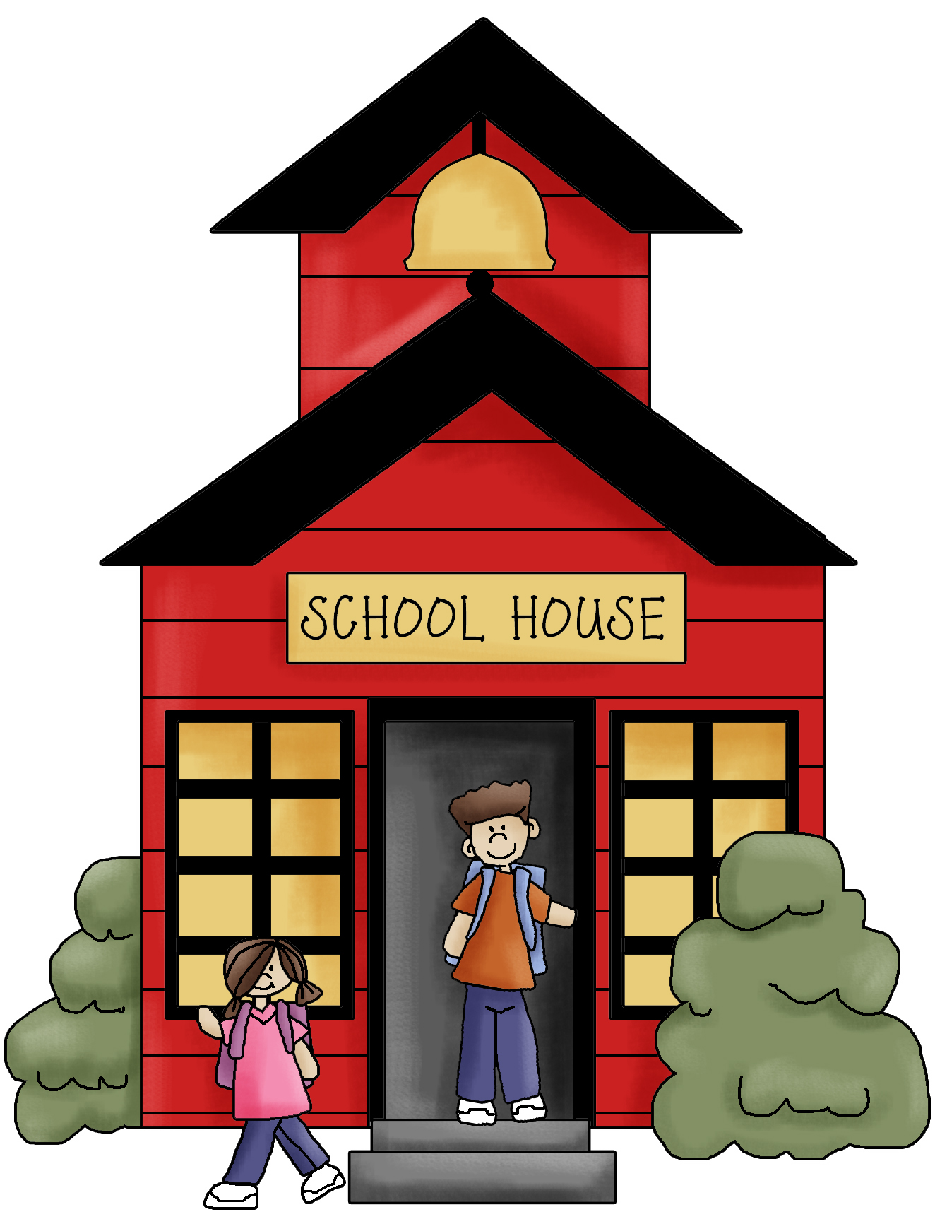 Picture Of A School House | Free Download Clip Art | Free Clip Art ...