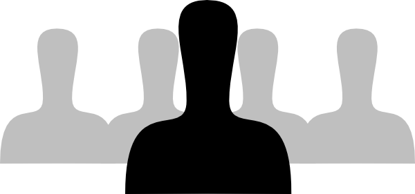 Group People Silhouette Clipart