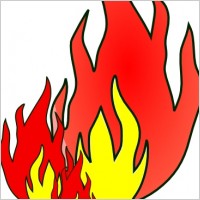 Clip art of fire