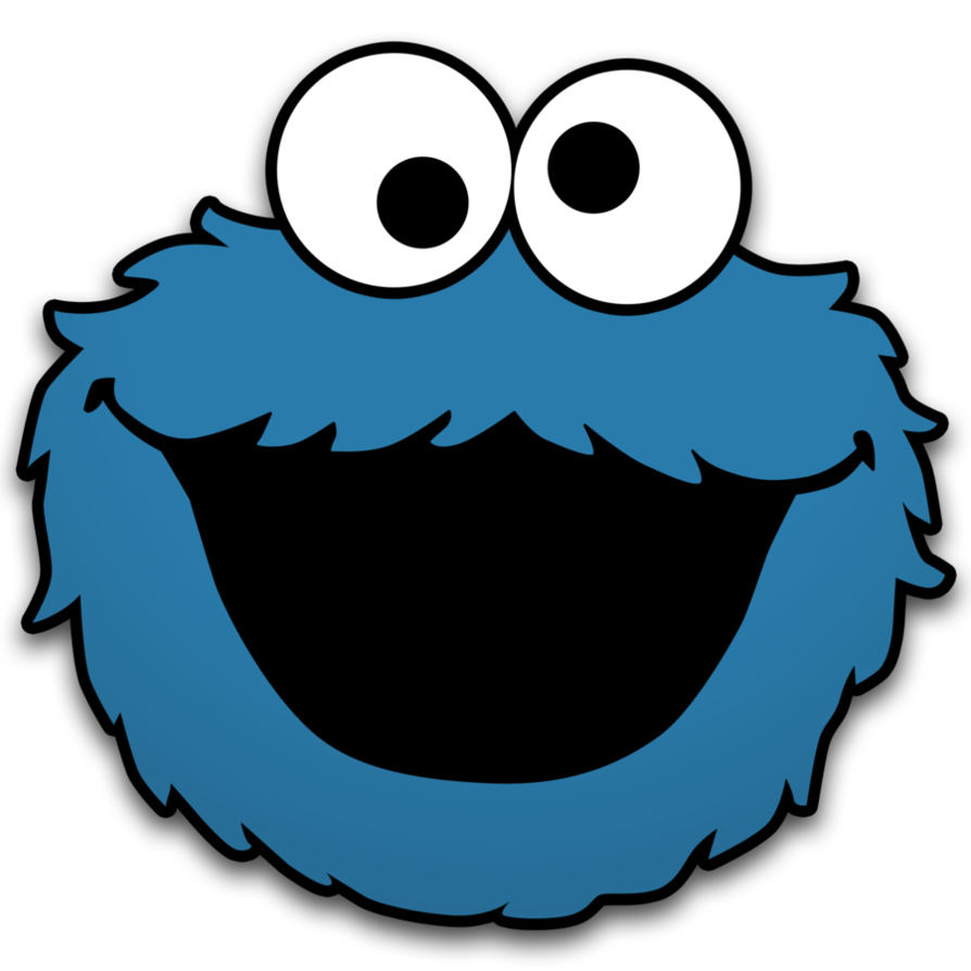 Sesame street cookie monster clip art