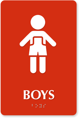 Boy And Girl Bathroom Signs - ClipArt Best