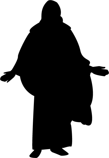 Christ Silhouette | Free Images - vector clip art ...