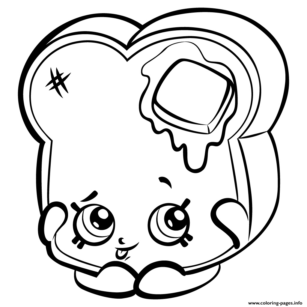 Print Toastie Bread to Print shopkins season 3 Coloring pages Free ...