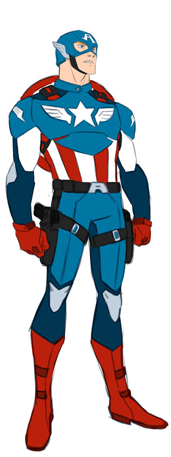 Project : Rooftop | P:R Redesign: Samir Barett's Captain America!