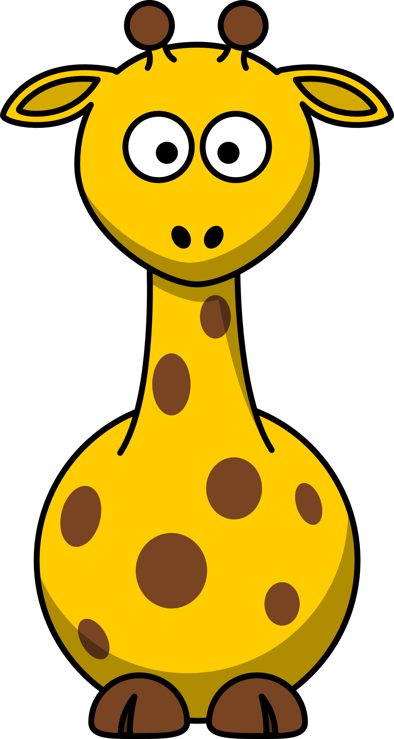 Cartoon Giraffe Tattoo - ClipArt Best