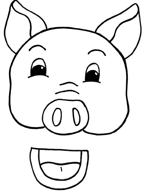 Pig Template For Preschoolers - ClipArt Best